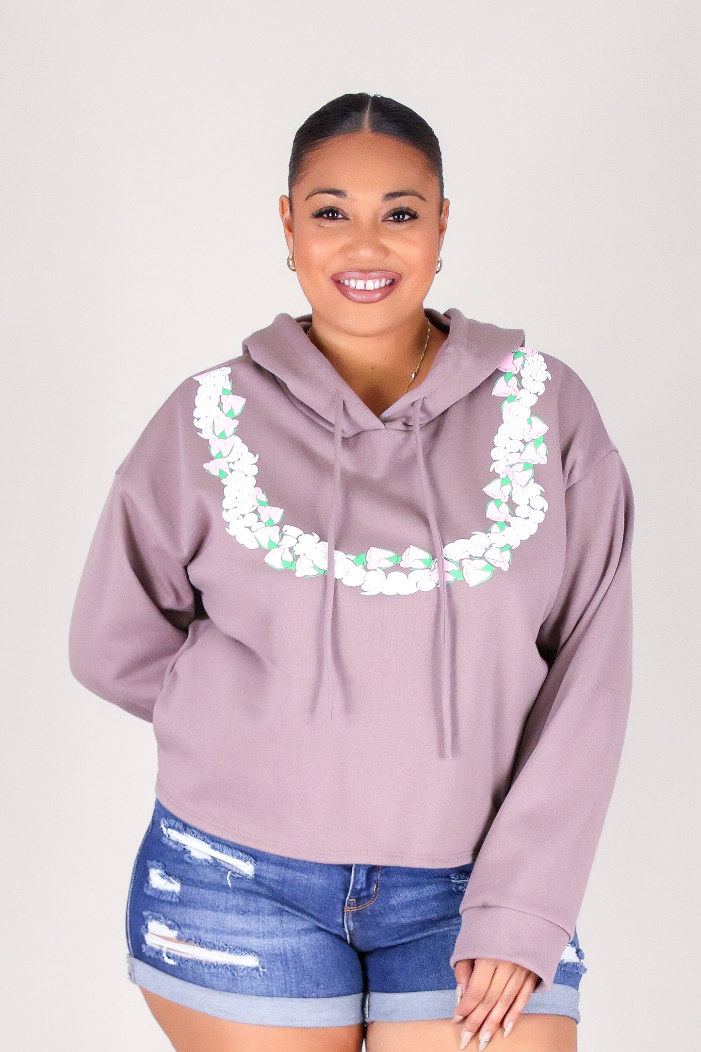 LOKELANI 2 PIKAKE LEI HOODIE