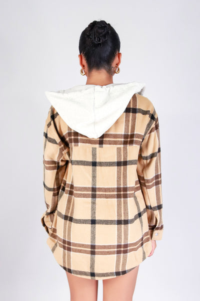 EVERYDAY COZY PLAID SHACKET