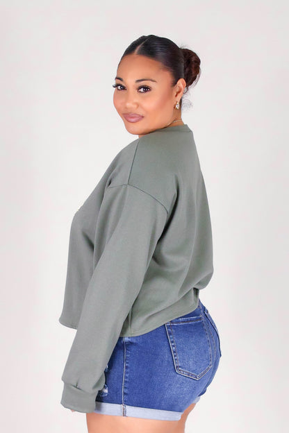 LAYERED PUAKENIKENI ALOHA SWEATER