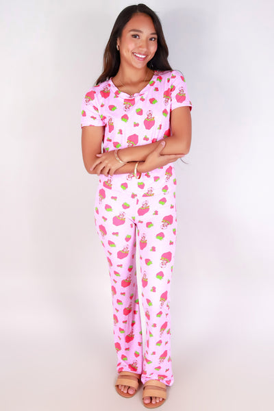 Jeans Warehouse Hawaii - PAJAMAS - STRAWBERRY SHORTCAKE PAJAMA SET | By SHOSHO