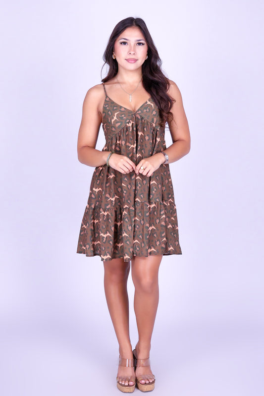 WILD IWA TIERED BABYDOLL DRESS