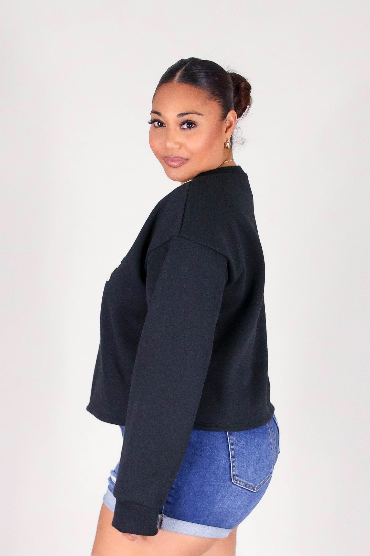 OPEN PUAKENIKENI PIKAKE LEI SWEATER