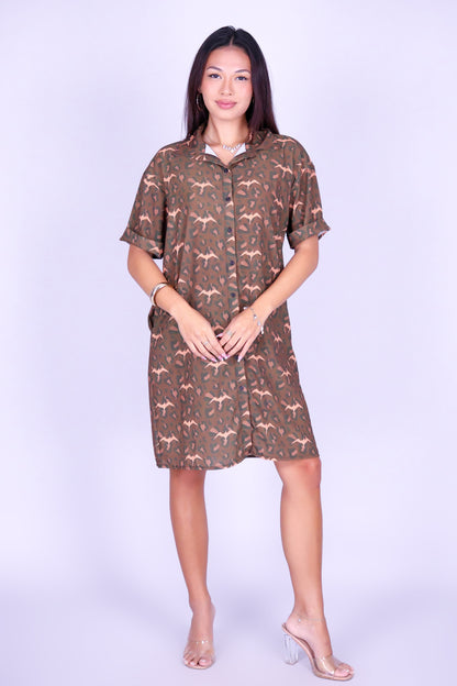 WILD IWA BUTTON DOWN DRESS