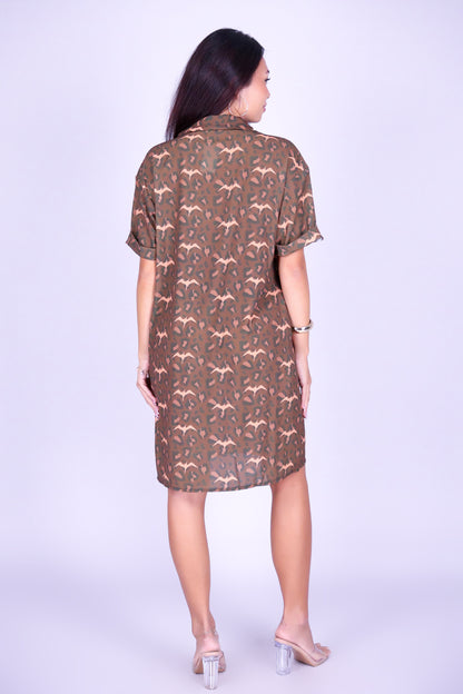 WILD IWA BUTTON DOWN DRESS