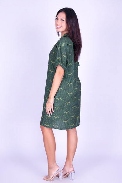 WILD BUTTON DOWN DRESS