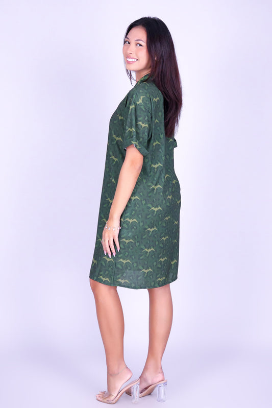 WILD BUTTON DOWN DRESS