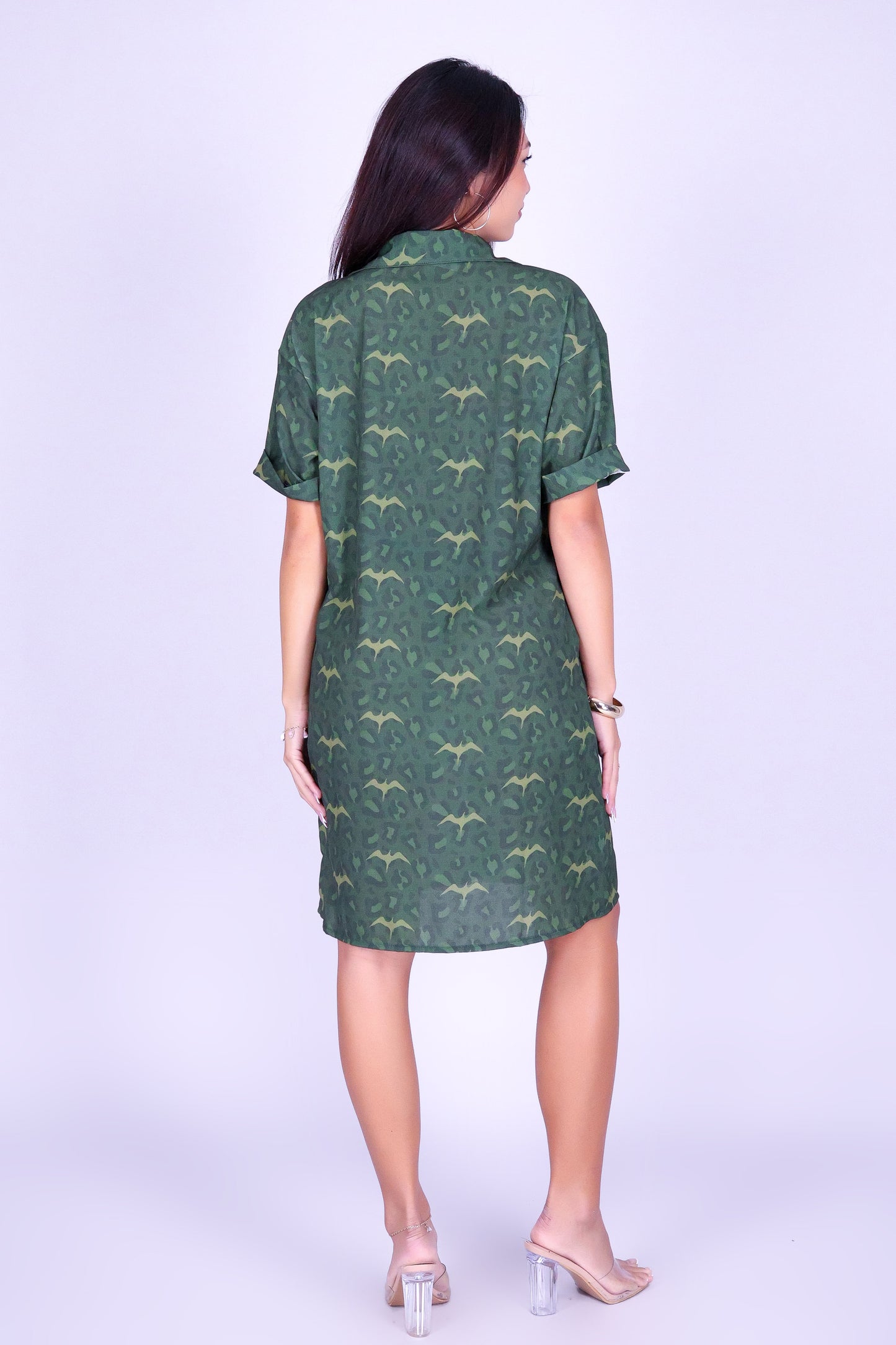 WILD BUTTON DOWN DRESS