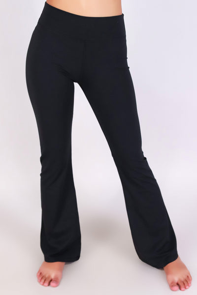 Jeans Warehouse Hawaii - SOLID KNIT PANTS - FLEX & FLARE PANTS | By ACTIVE USA