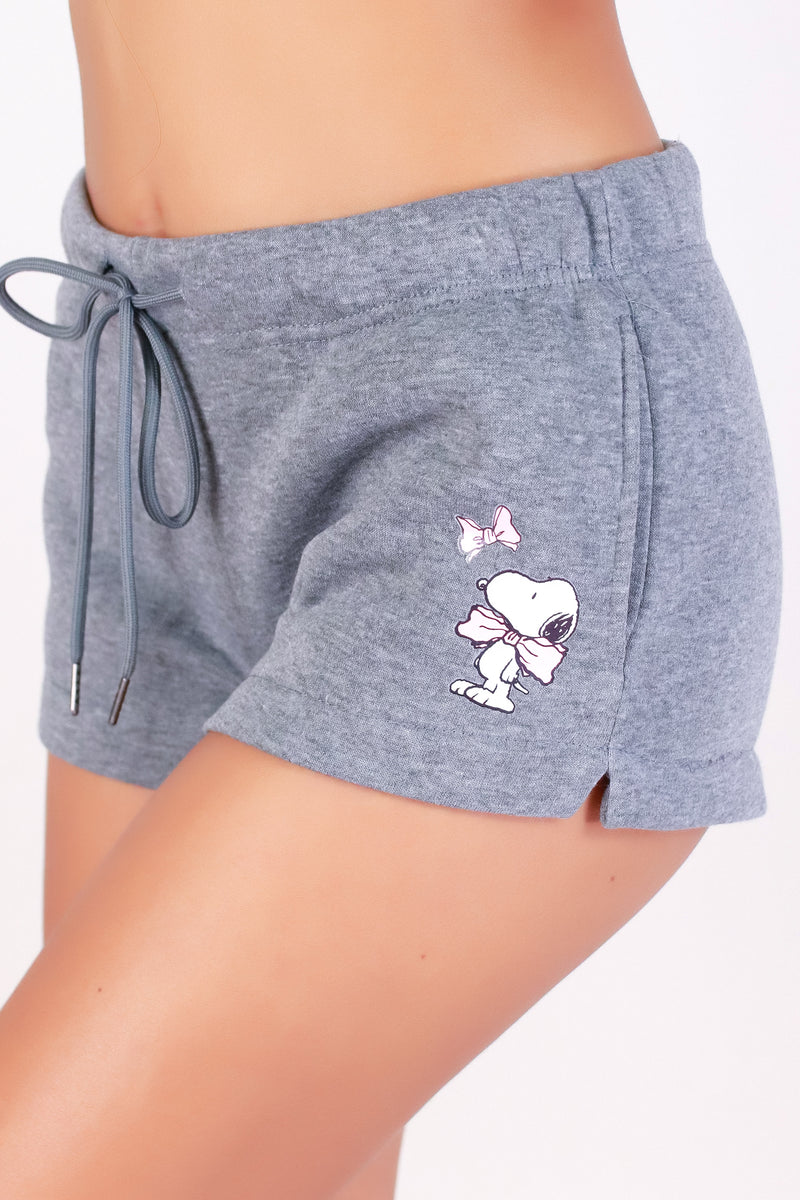 Jeans Warehouse Hawaii - KNIT HOT SHORTS - SNOOPY SHORTS | By SHOSHO