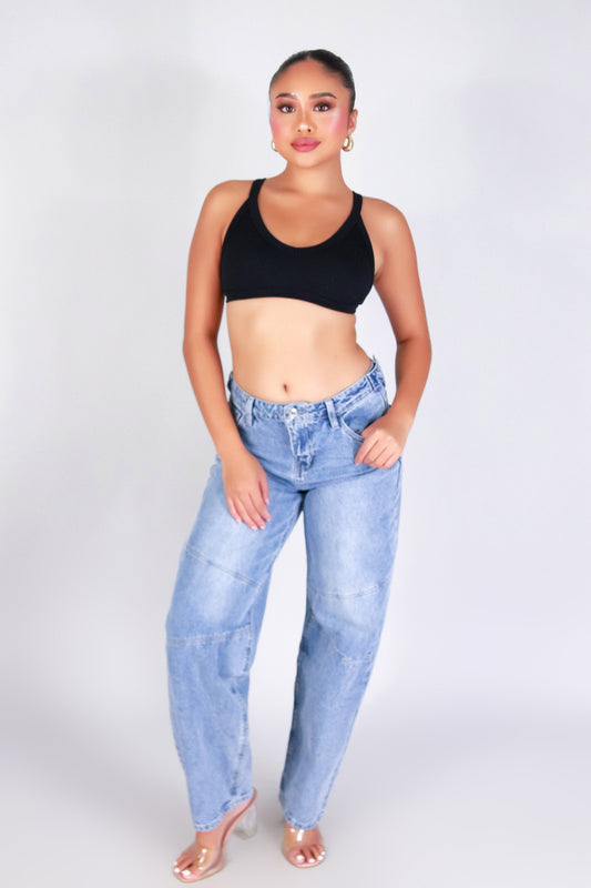 EVERYDAY IT GIRL BARREL JEANS