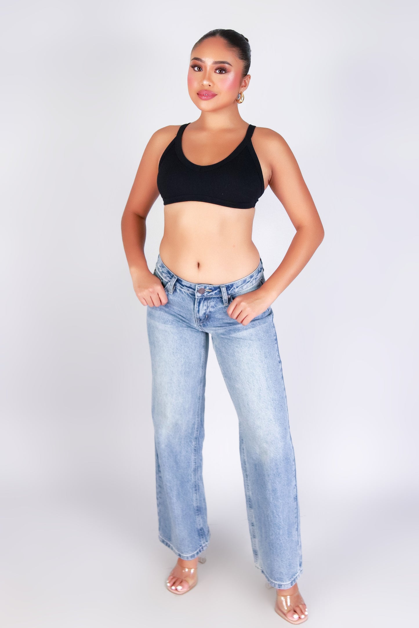 BRITTANY LOW-RISE JEANS