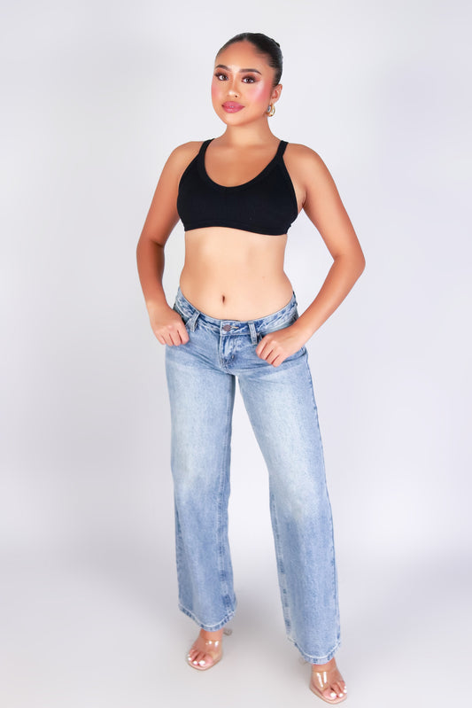 BRITTANY LOW-RISE JEANS