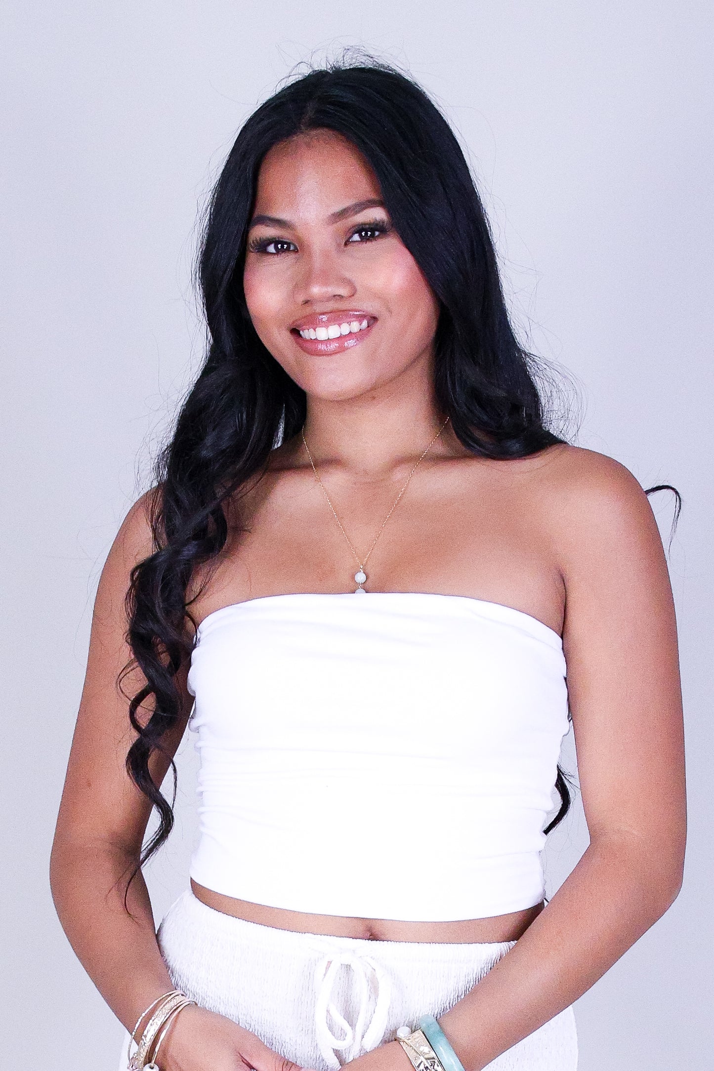 UNTIL FOREVER CROP TUBE TOP