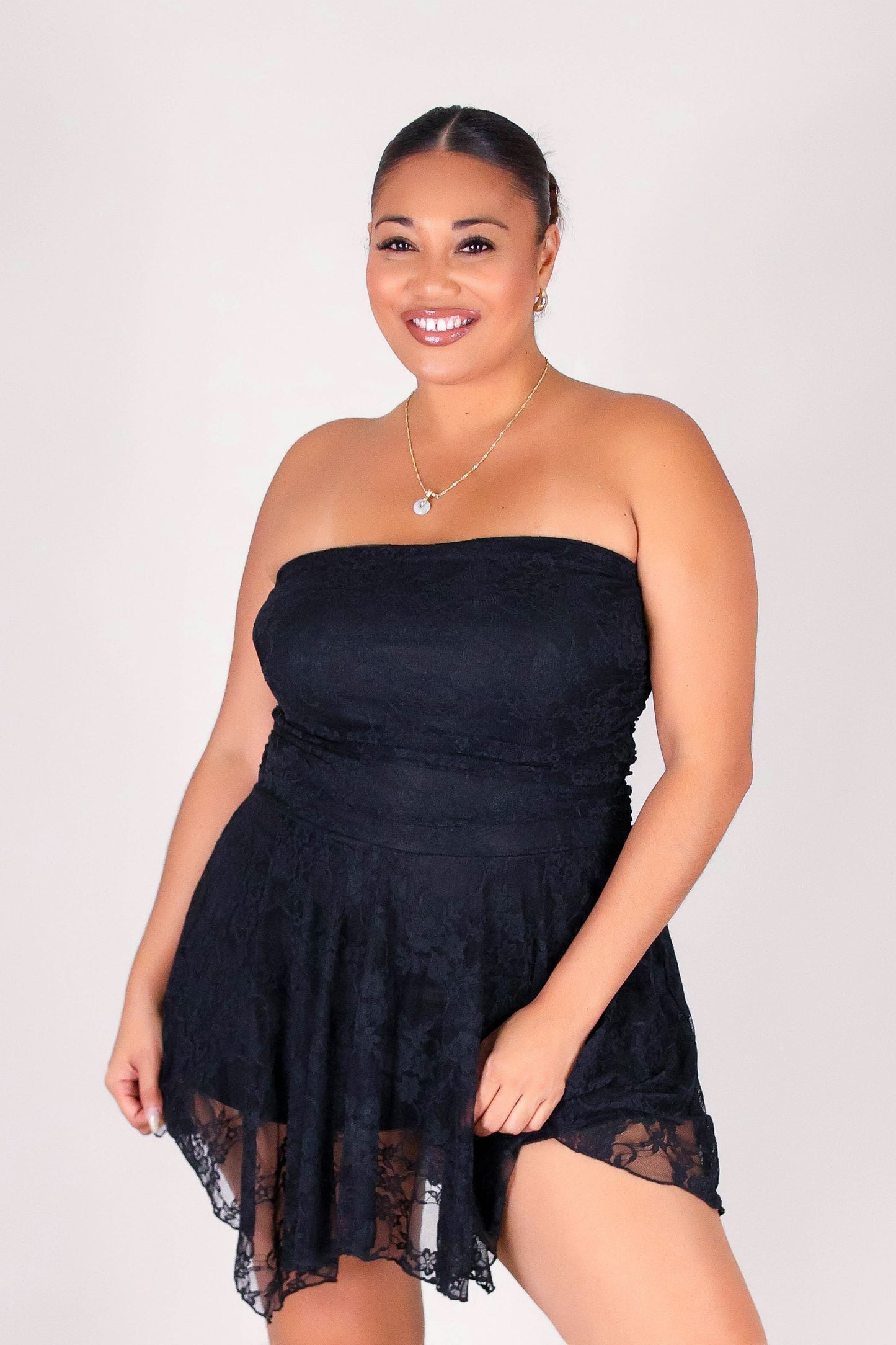 SIMPLY LACE TUBE DRESS