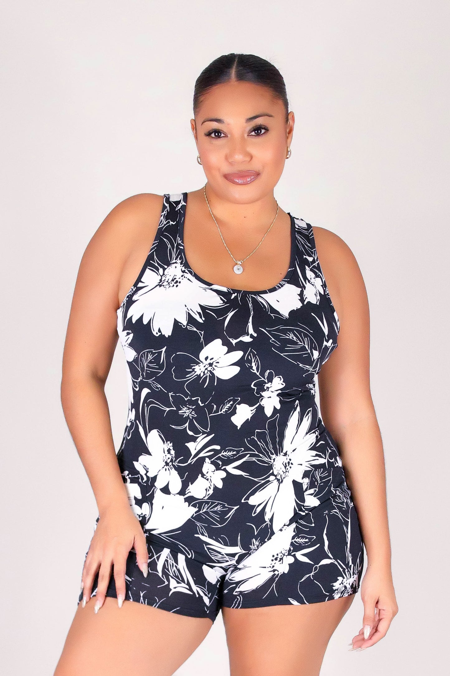 BOTANICAL LINES ROMPER