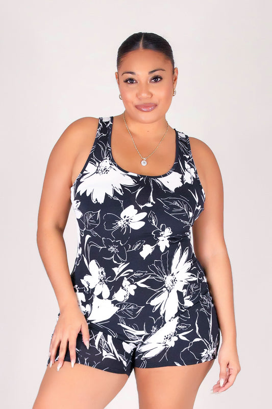 BOTANICAL LINES ROMPER