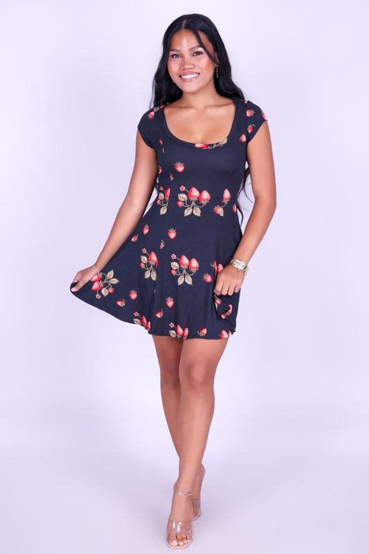 WITH LOVE MINI FLARE DRESS