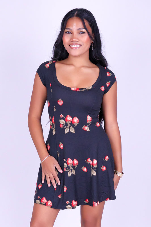 WITH LOVE MINI FLARE DRESS