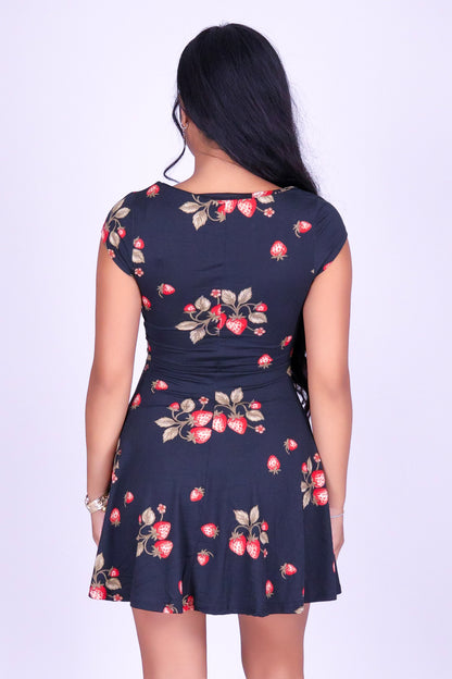 WITH LOVE MINI FLARE DRESS