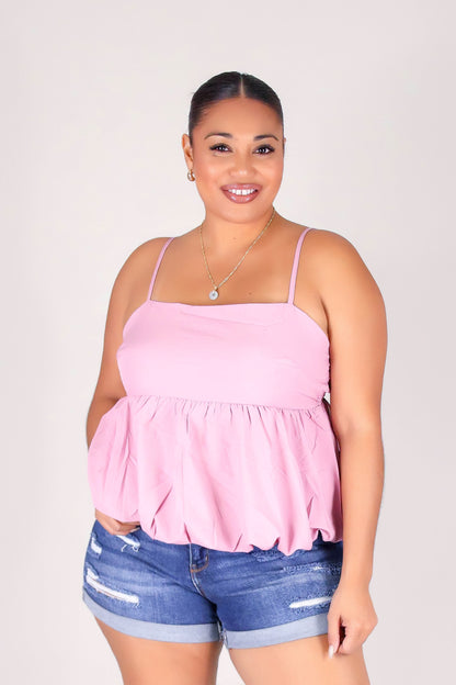 COTTON CANDY BUBBLE TOP