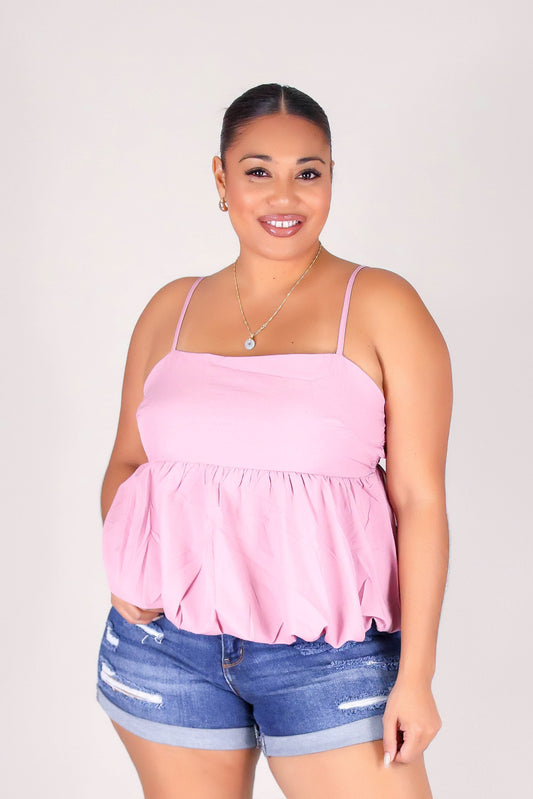 COTTON CANDY BUBBLE TOP