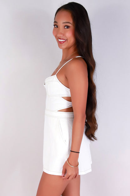 Jeans Warehouse Hawaii - SOLID CASUAL ROMPERS - BACK AT IT ROMPER | By HYFVE