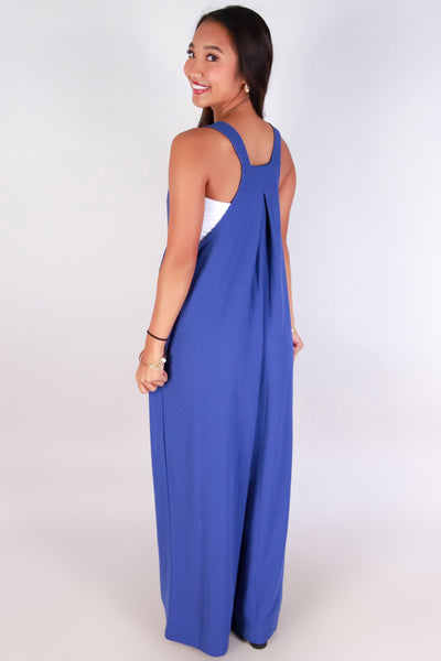 Jeans Warehouse Hawaii - SOLID CASUAL JUMPSUITS - STRAP ME IN OVERALL JUMPSUIT | By HYFVE