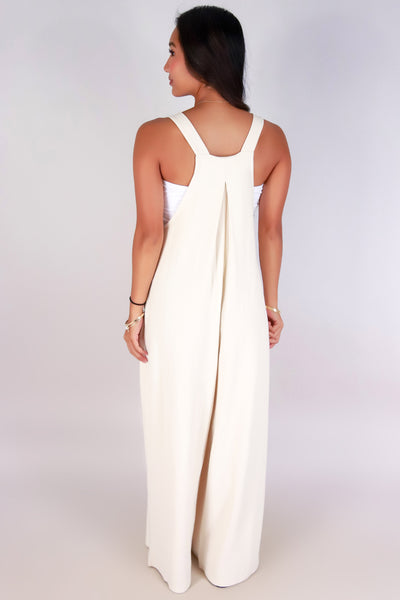 Jeans Warehouse Hawaii - SOLID CASUAL JUMPSUITS - STRAP ME IN OVERALL JUMPSUIT | By HYFVE