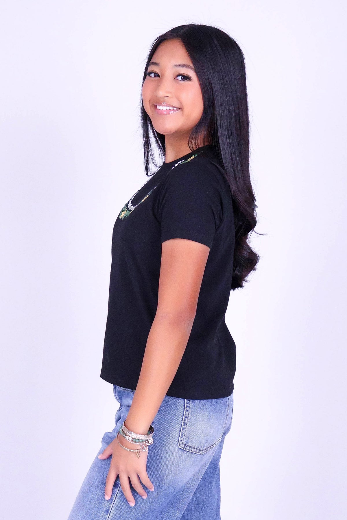 MAILE PUAKENIKENI PIKAKE OVERSIZED LEI TEE | KIDS SIZE 4-14