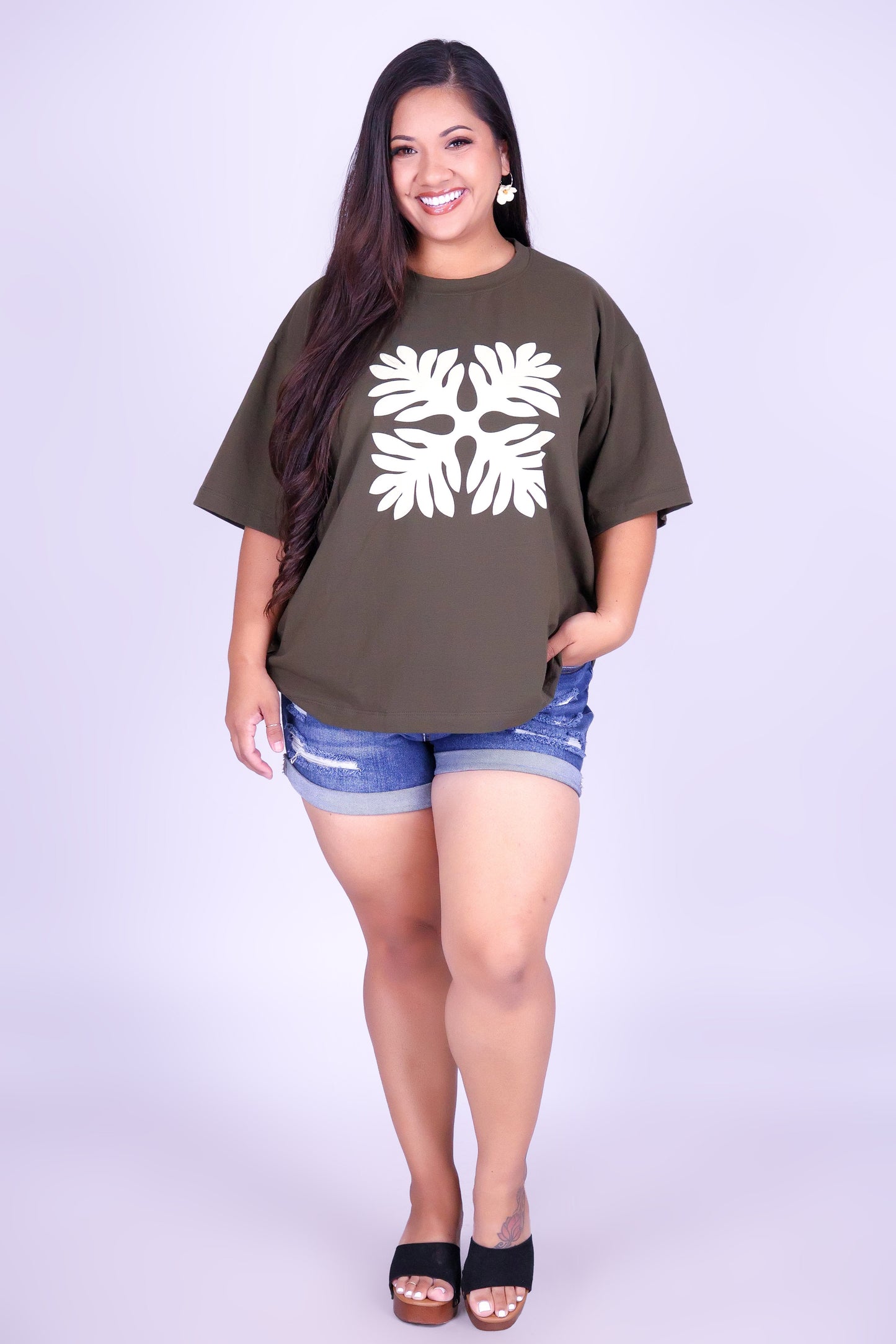 LAUAE QUILT OVERSIZED TEE