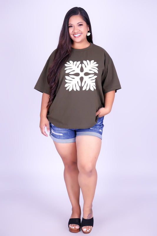 LAUAE QUILT OVERSIZED TEE