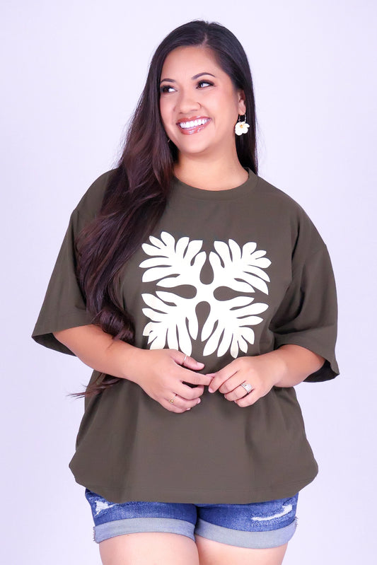 LAUAE QUILT OVERSIZED TEE