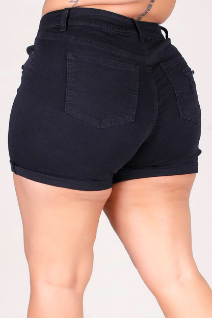 SHORT STORY DENIM SHORTS