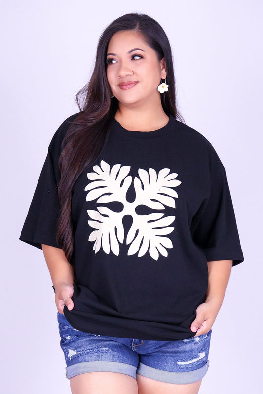 LAUAE QUILT OVERSIZED TEE