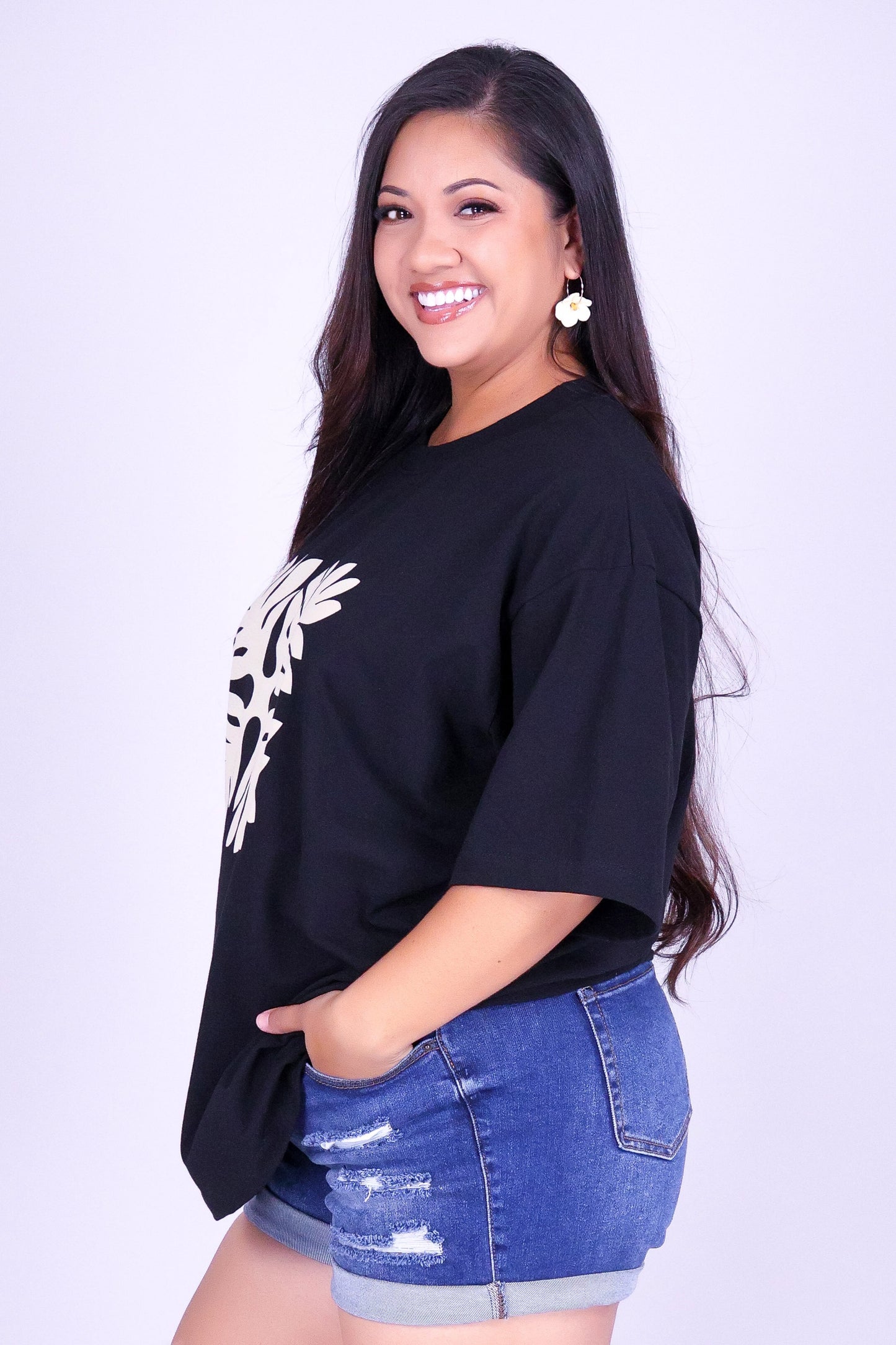 LAUAE QUILT OVERSIZED TEE