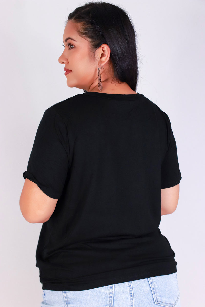 Jeans Warehouse Hawaii - PLUS S/S SCREENS - EKOLU TEE | By LUZ