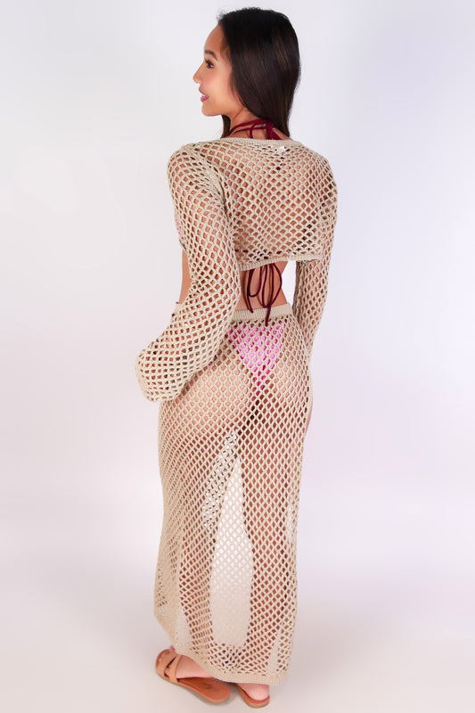 Jeans Warehouse Hawaii - COVER UP/SHORTS - BEACHY & BREEZY CROCHET SKIRT | By HYFVE