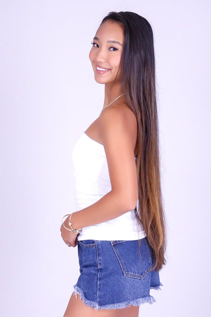 NEVER SETTLE TUBE TOP
