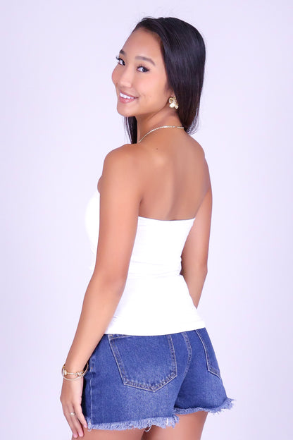 NEVER SETTLE TUBE TOP