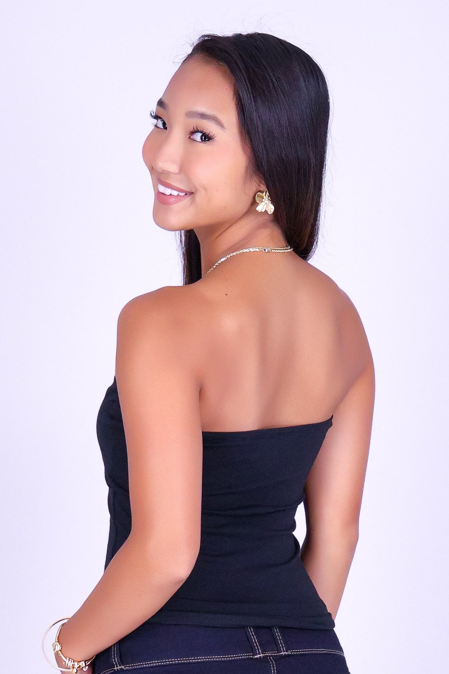 NEVER SETTLE TUBE TOP