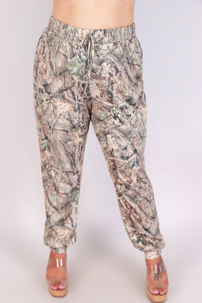 Jeans Warehouse Hawaii - PLUS PLUS PRINTED PANTS - HUNTING CAMO JOGGER | By ZENOBIA