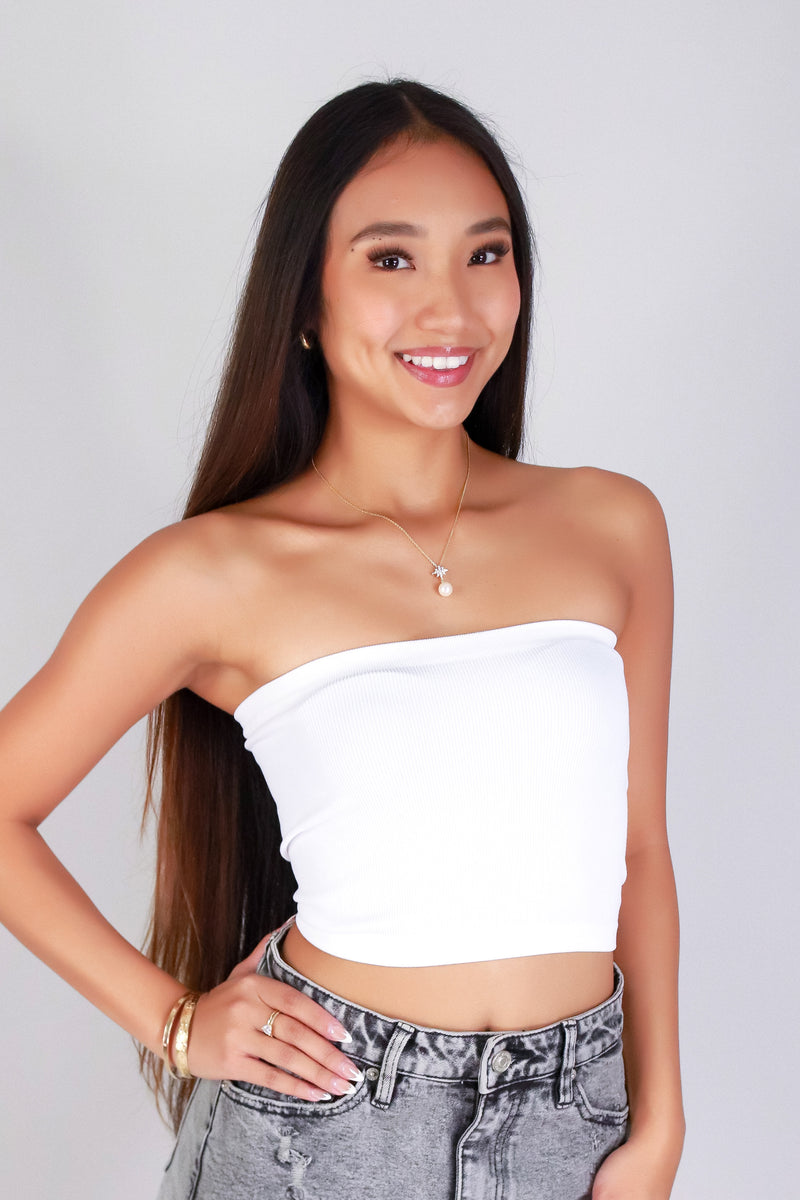 GOTTA CHILL CROP TUBE TOP