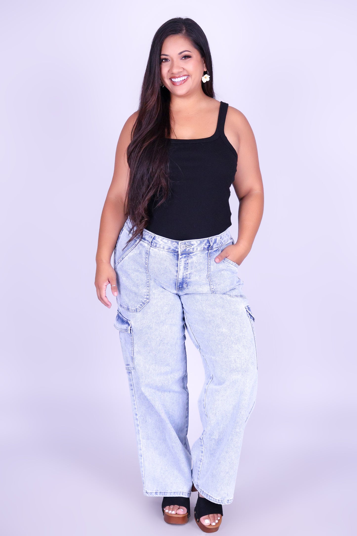 TRUE FORM CARGO JEANS