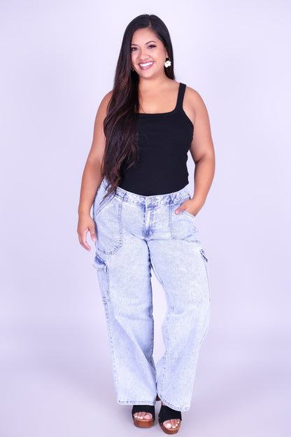 TRUE FORM CARGO JEANS
