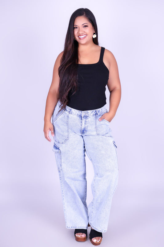 TRUE FORM CARGO JEANS