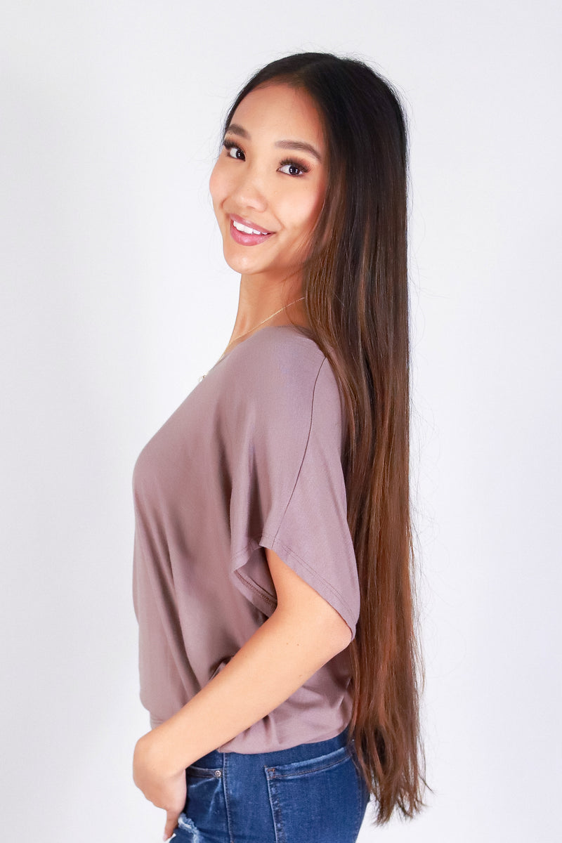 BUYING TIME DOLMAN TOP