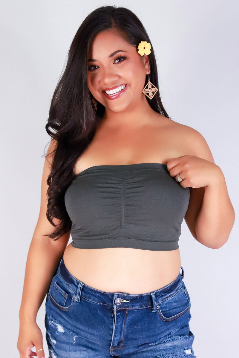 Jeans Warehouse Hawaii - PLUS BASIC BANDEAU TOPS - BANDEAU BABE | By TRINITY TRIBE