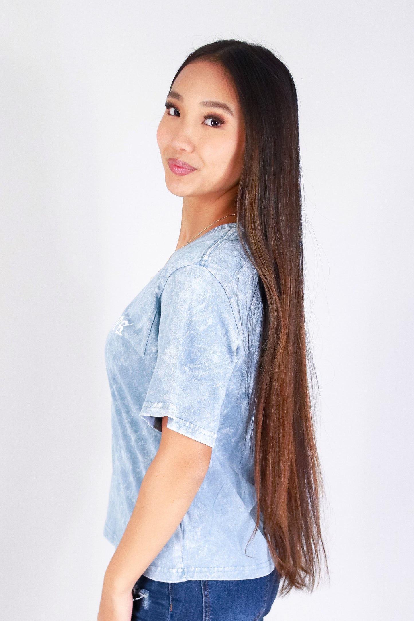 ALOHA BITCHES CROP TEE