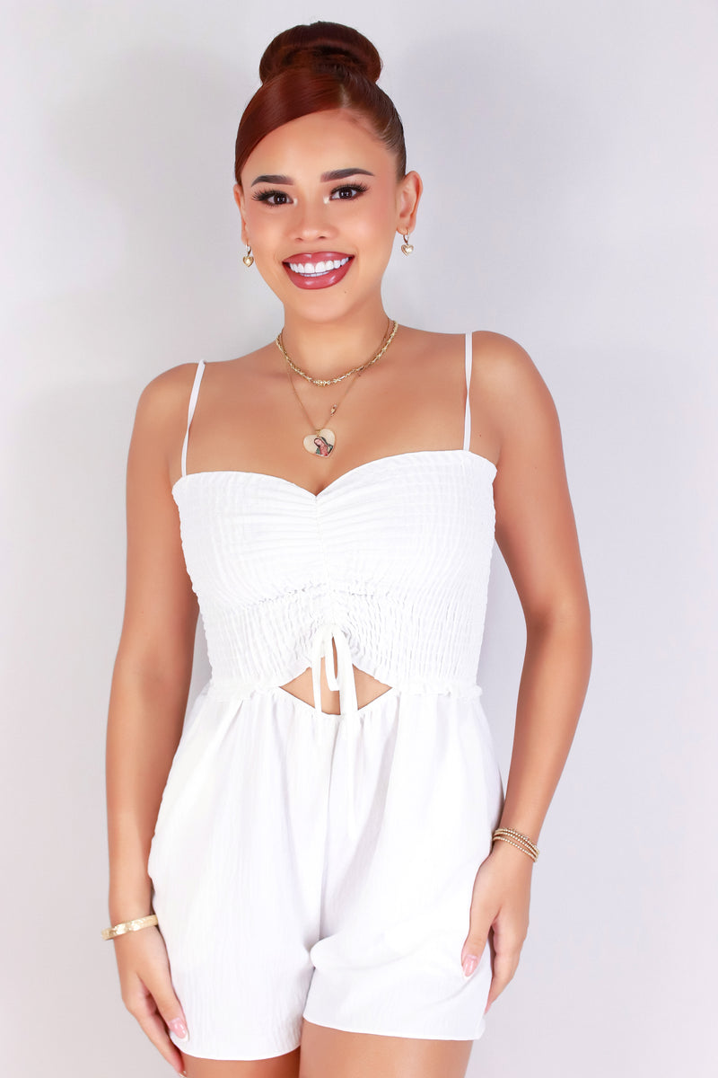 Jeans Warehouse Hawaii - SOLID CASUAL ROMPERS - ONE & DONE DARLING ROMPER | By I JOAH