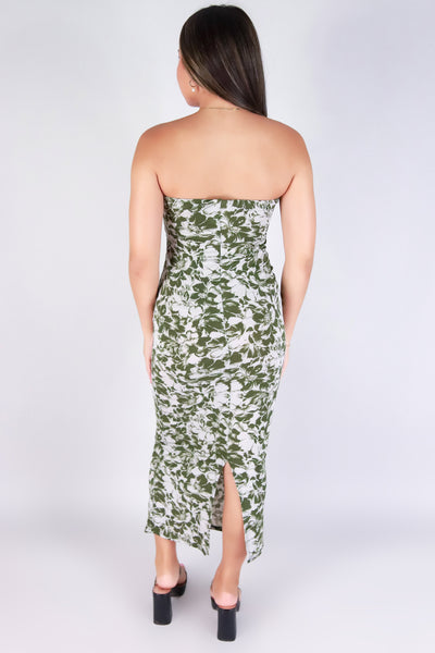 Jeans Warehouse Hawaii - TUBE LONG PRINT DRESSES - BY YOUR SIDE TUBE DRESS | By PAPERMOON/ B_ENVIED
